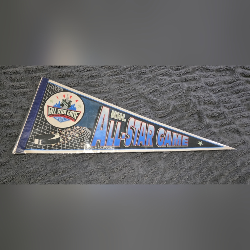 NHL All-Star Game Pennant - Blue, White, and Red